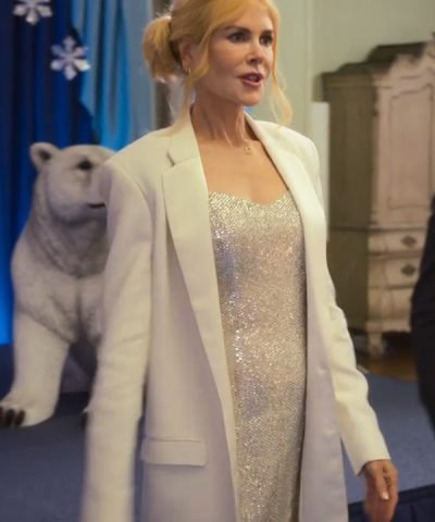 Movie A Family Affair 2024 Nicole Kidman White Coat Blazer