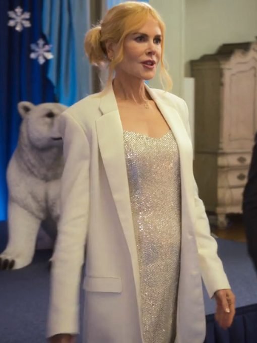 Movie A Family Affair 2024 Nicole Kidman White Coat Blazer