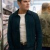 Movie A Family Affair 2024 Zac Efron Black Suede Leather Jacket