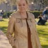 Hacks TV Series 2024 Jean Smart Golden Trench Leather Coat