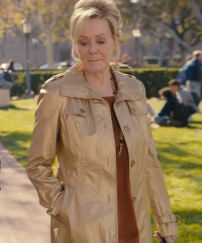 Hacks TV Series 2024 Jean Smart Golden Trench Leather Coat