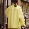 Emily In Paris 2024 Emily Cooper Yellow Oversized Leather Jacket