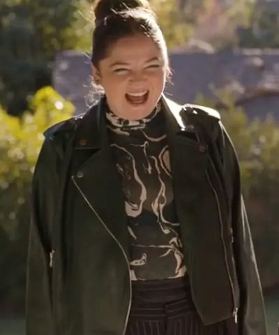 Hacks TV Series 2024 Kayla Black Biker Leather Jacket