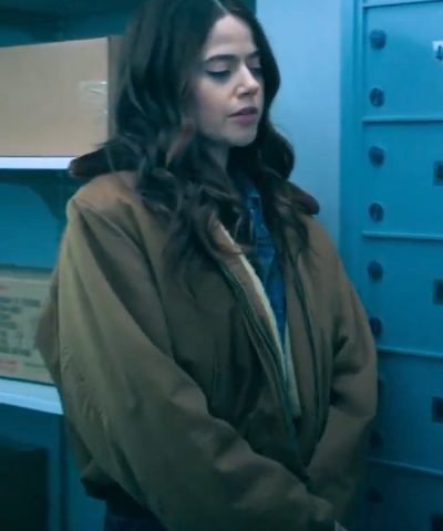 TV Series The Bear Molly Gordon Shearling Brown Cotton Jacket