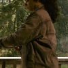 Movie Never Let Go 2024 Halle Berry Beige Cotton Jacket