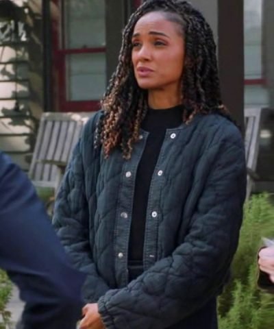 TV Series The Rookie Nyla Harper Black Quilted Jacket