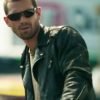 One Fast Move 2024 Movie K.J. Apa Black Biker Leather Jacket