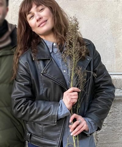 Paradox Effect Olga Kurylenko Black Leather Jacket