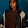 TV Series Under The Bridge 2024 Reena Virk Black and White Jacket