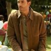 The Accident TV Series 2024 Emiliano Lobo Brown Suede Leather Jacket