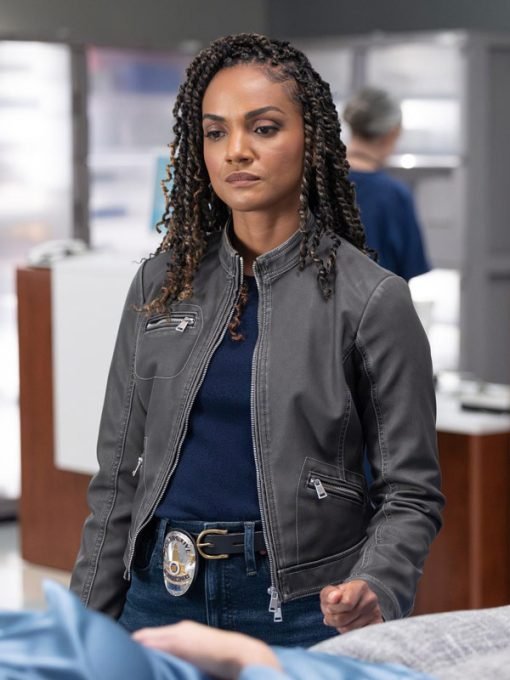 Nyla Harper The Rookie S06 Grey Jacket