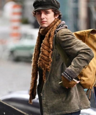 Movie A Complete Unknown Bob Dylan Green Corduroy Jacket