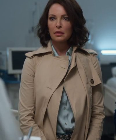 Firefly Lane TV Series Tully Hart Beige Cotton Trench Coat