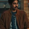 TV Series Under The Bridge Raj Masihajjar Brown Suede Leather Jacket