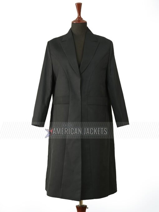 TV Series Agatha All Along S01 Kathryn Hahn Black Long Coat