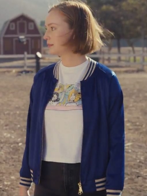 TV Series Hacks Hannah Einbinder Blue Bomber Jacket