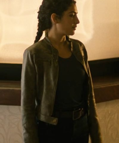 TV Series Critical Incident 2024 Sandra Ali Brown Distressed Leather Jacket