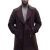 TV Series Cross 2024 Aldis Hodge Brown Wool Coat