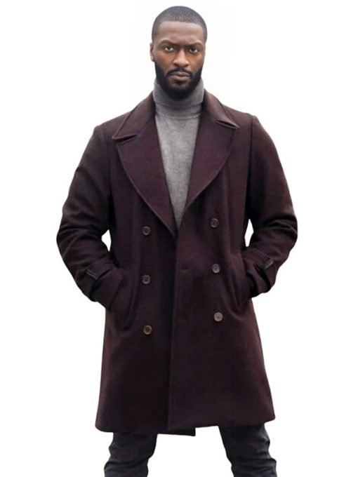 TV Series Cross 2024 Aldis Hodge Brown Wool Coat