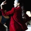 Movie Emilia Pérez 2024 Zoe Saldana Red Velvet Blazer