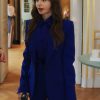 TV Series Emily in Paris 2024 Lily Collins Blue Suit