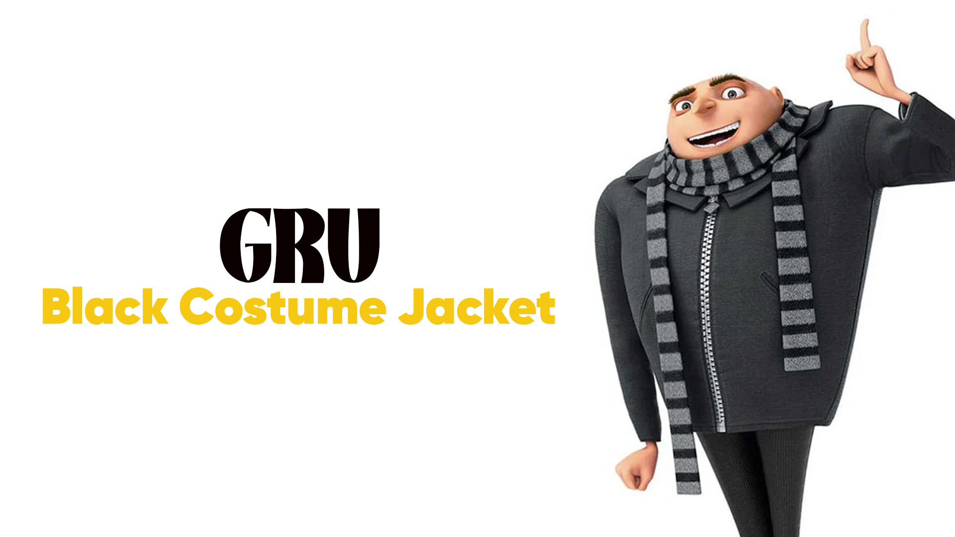 Gru Black Costume Jacket