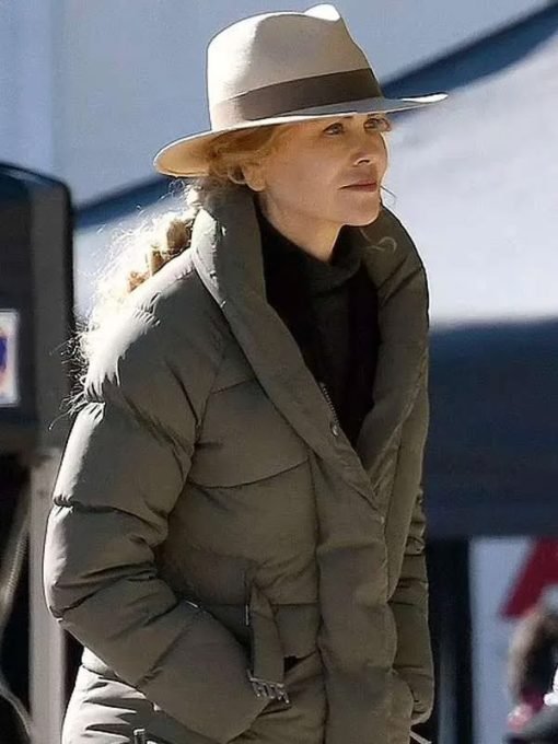 Special Ops Lioness Nicole Kidman Grey Puffer Jacket