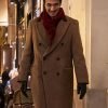 Emily in Paris 2024 Eugenio Franceschini Brown Wool Coat