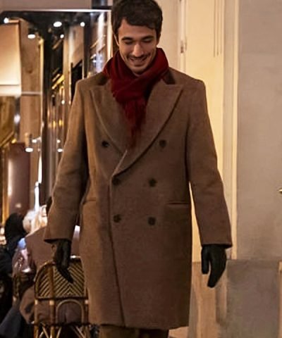 Emily in Paris 2024 Eugenio Franceschini Brown Wool Coat