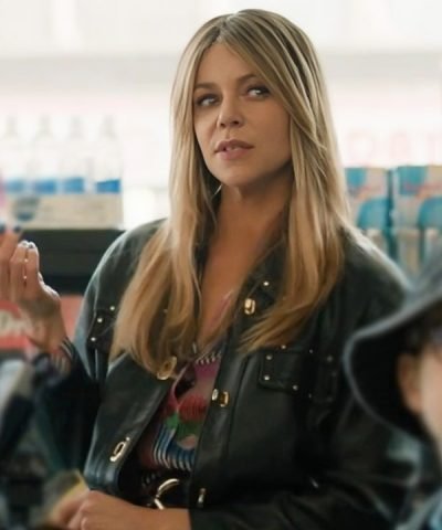 High Potential TV Series 2024 Kaitlin Olson Black Leather Jacket