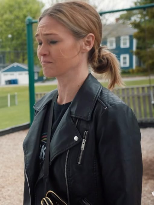 Chosen Family 2024 Julia Stiles Black Jacket