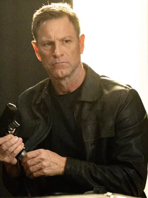 Aaron Eckhart Classified 2024 Black Jacket