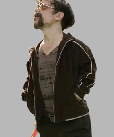 Brothers 2024 Peter Dinklage Brown Bomber Jacket