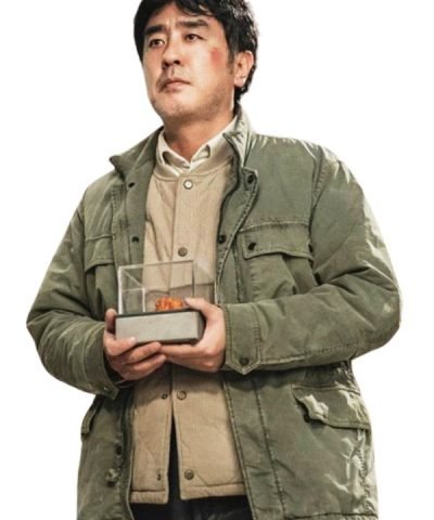 TV Series Chicken Nugget 2024 Ryu Seung-ryong Green Cotton Jacket