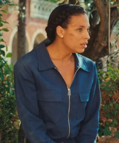 Movie Nice Girls 2024 Stéfi Celma Blue Jumpsuit