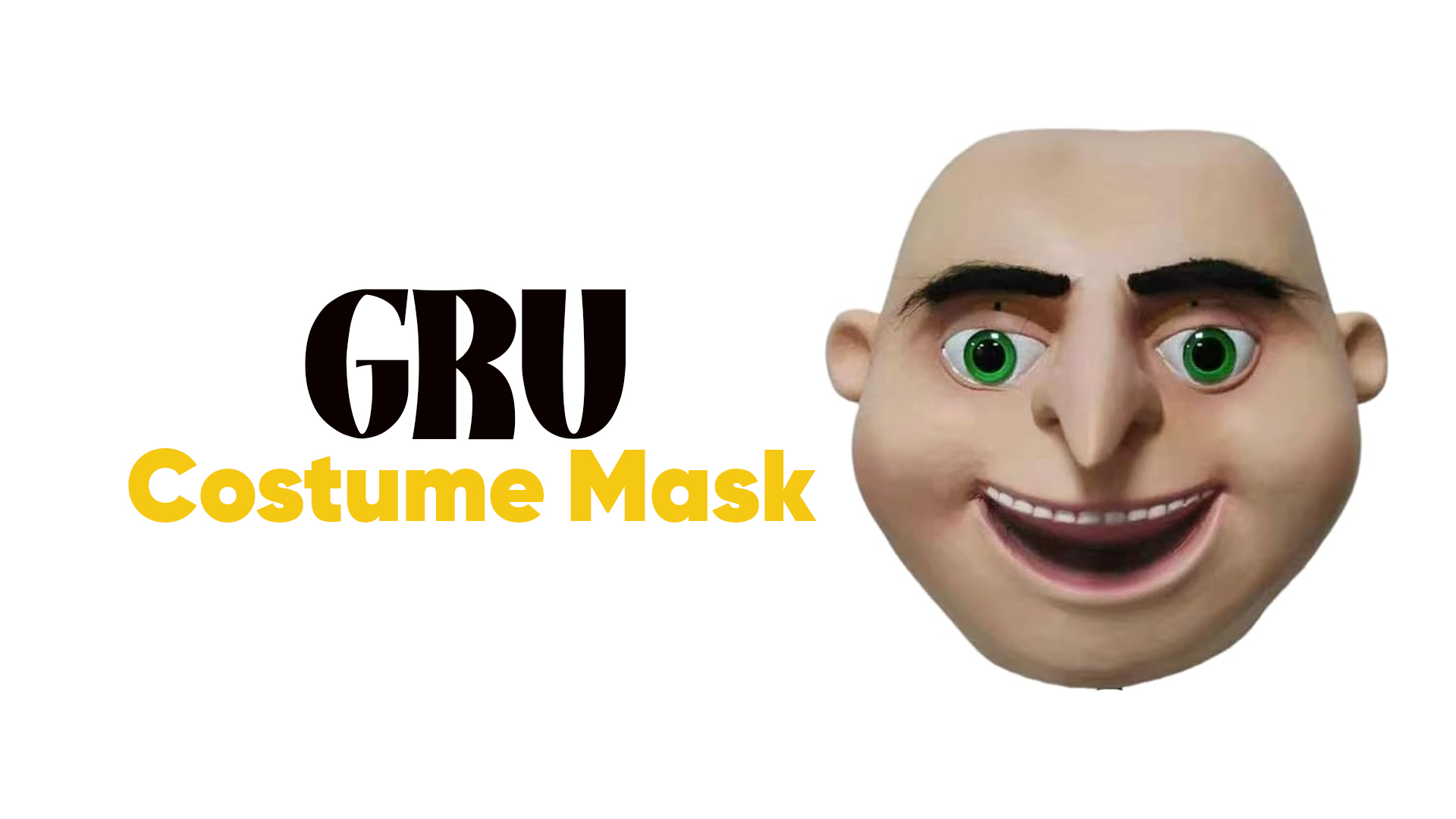 gru costume mask