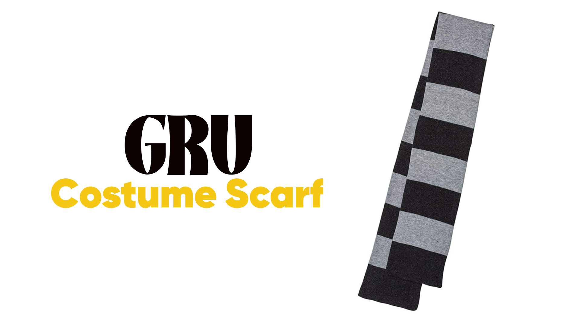 gru costume scarf