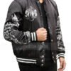 Wrestler Sting AEW Black Bomber Jacket