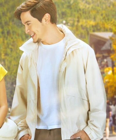 Movie Hello, Love, Again 2024 Ethan del Rosario White Jacket