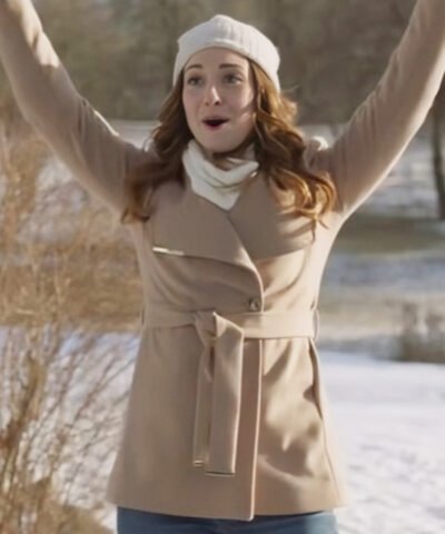 Movie Twas The Date Before Christmas 2024 Jessie Beige Coat