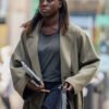 The Day Of The Jackal 2024 Lashana Lynch Green Trench Coat