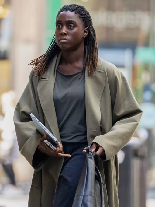 The Day Of The Jackal 2024 Lashana Lynch Green Trench Coat