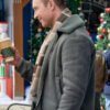 Movie Scouting For Christmas 2024 William Grey Shearling Leather Jacket