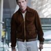 The Day Of The Jackal 2024 Eddie Redmayne Brown Suede Leather Jacket