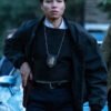 Movie The Order 2024 Joanne Carney Black Bomber Jacket