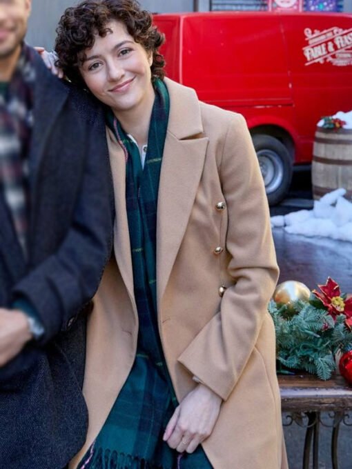 Movie The 5-Year Christmas Party 2024 Alice Brown Trench Coat