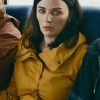 Movie Get Away 2024 Aisling Bea Yellow Hooded Jacket