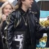 Shia LaBeouf Megalopolis 2024 Black Leather Jacket