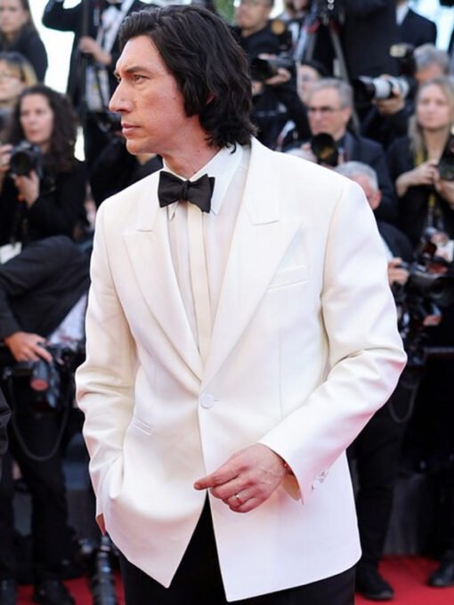 Adam Driver Megalopolis 2024 White Blazer