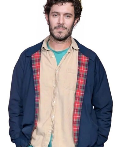 TV Series Nobody Wants This 2024 Adam Brody Blue Bomber Jacket